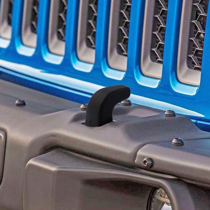 Auto Vorderen Stoßfänger Anhänger Haken Schutzhülle Fahrzeug Zubehör Für Jeep Wrangler JK JL TJ Auto Außen Zubehör