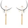 1Pairs Heart Nipple Clamps With Tassel Sex Adjustable Body Clips Non-Piercing Jewelry For Women And Couples