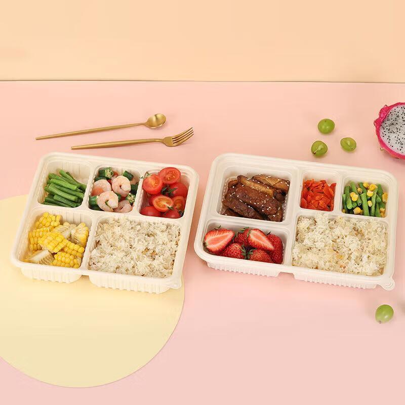 Shenghua Heyiyuan Biodegradable 4-Compartment Takeaway Containers