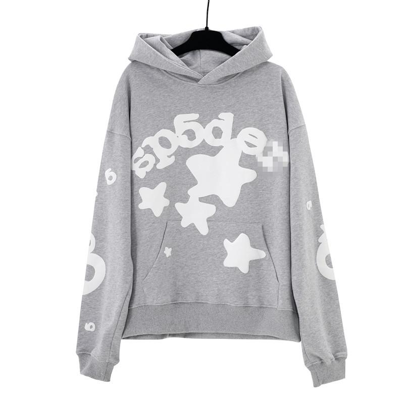 23SS Cross-border Trendy Brand Sp5de Singer 555555 Stars Foam Letter Hoodie Sweater Men and Women Outside the High Street