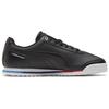 Puma Bmw Mms Roma Durable Low-Top Training Shoes Unisex Sneakers Black White 306638-01
