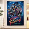 Vintage Film Scott Pilgrim VS The World Buntes Wandbehang Wandbehang Tarot Hippie Wandteppiche Schlafsaal Wandkunst Dekor