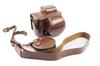 SIUTATDSH Camera Case, PU Leather, for Z50 and Z30, with Camera Holder, Shockproof, Shock-Resistant, and Portable (Coffee Color)