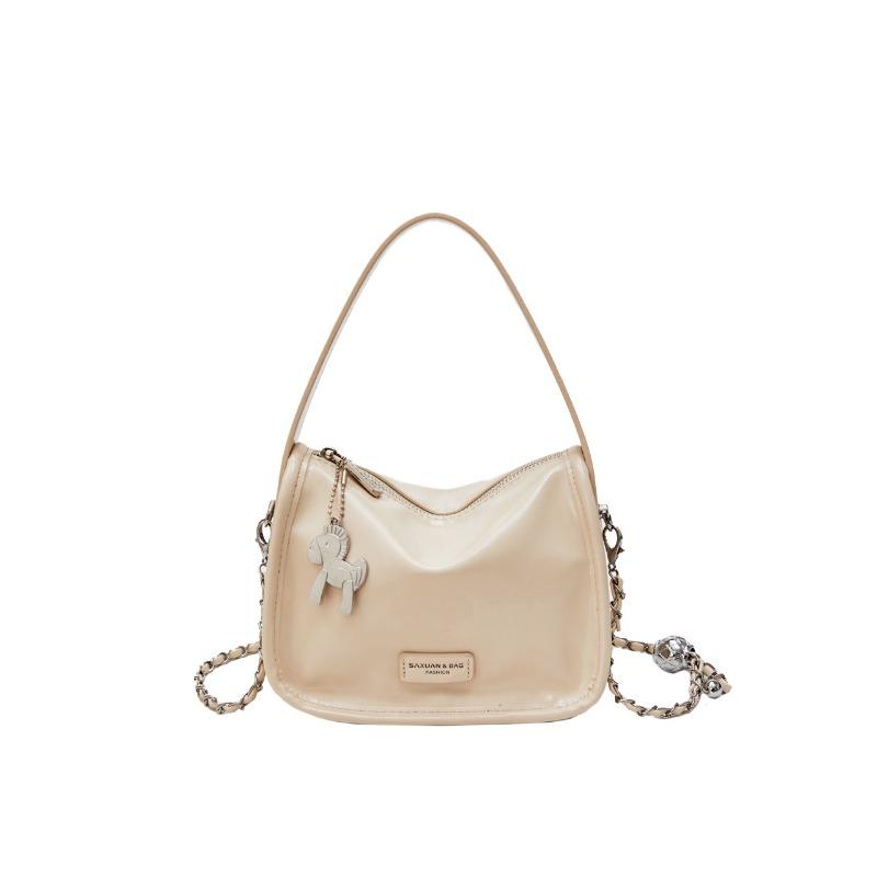 

This new silver small bag women s new fashionable versatile chain oblique span bag portable small bag белый