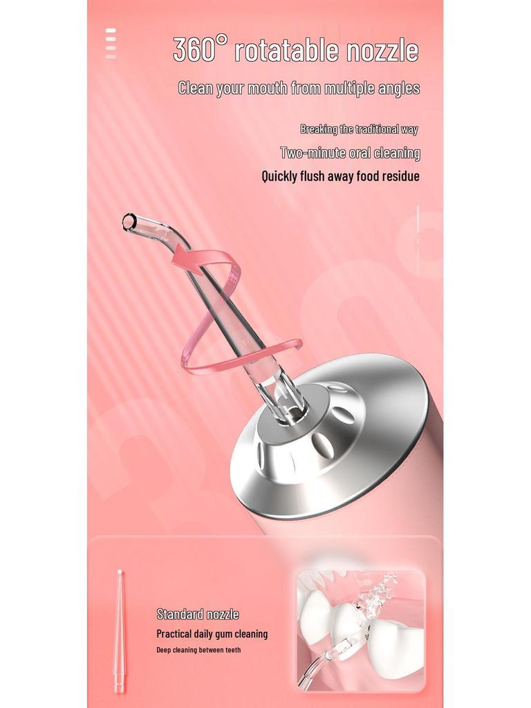Portable Electric Oral Irrigator: Home Water Flosser for Teeth Cleaning and Gap Spraying