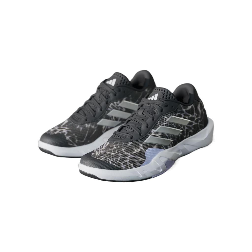 Adidas Amplimove Comfortable Fashion Versatile Shock Absorbing Low Top Running Shoes Men Sneakers Black White IH5271