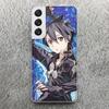 Sword Art Online Anime Print Soft Case for Samsung Galaxy S25 S24 S23 S22 Ultra S21 Plus S20 FE Phone Shell S10 + Pattern Cover