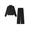 Pullover Drop Shoulder Relaxed Set Women Sets L326W051-06L4