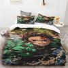 Duvet Cover Demon Slayer Kimetsu No Yaiba Kamado Nezuko Anime Polyester Bedding Set Duvet Cover Set Printed Cartoon Home Decor