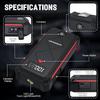 P100 Car Jump Starter 5000A Peak, 12V Portable Battery Pack for 10L Gas/8L Diesel, LED Screen & Light
