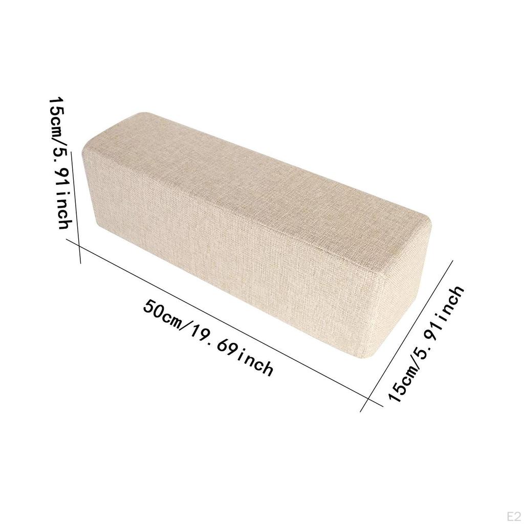 Armrest Cushion for Couch, Elbow Support Pillow with Washable Cover Home