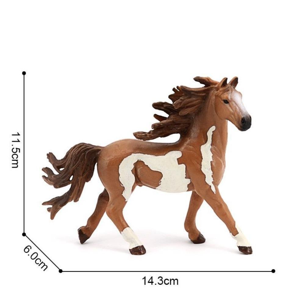 PVC Figurines Horse Animal Model Simulation Wild Life Horse Model  Early Educational