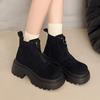 Ankle Boots for Women's Flats Platform Shoes Suede Sport Shoes Winter  Fashion Chelsea Boots New Trend Dress Mujer
