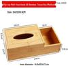 Zhi Shi Bamboo Flip-Top Tissue Box