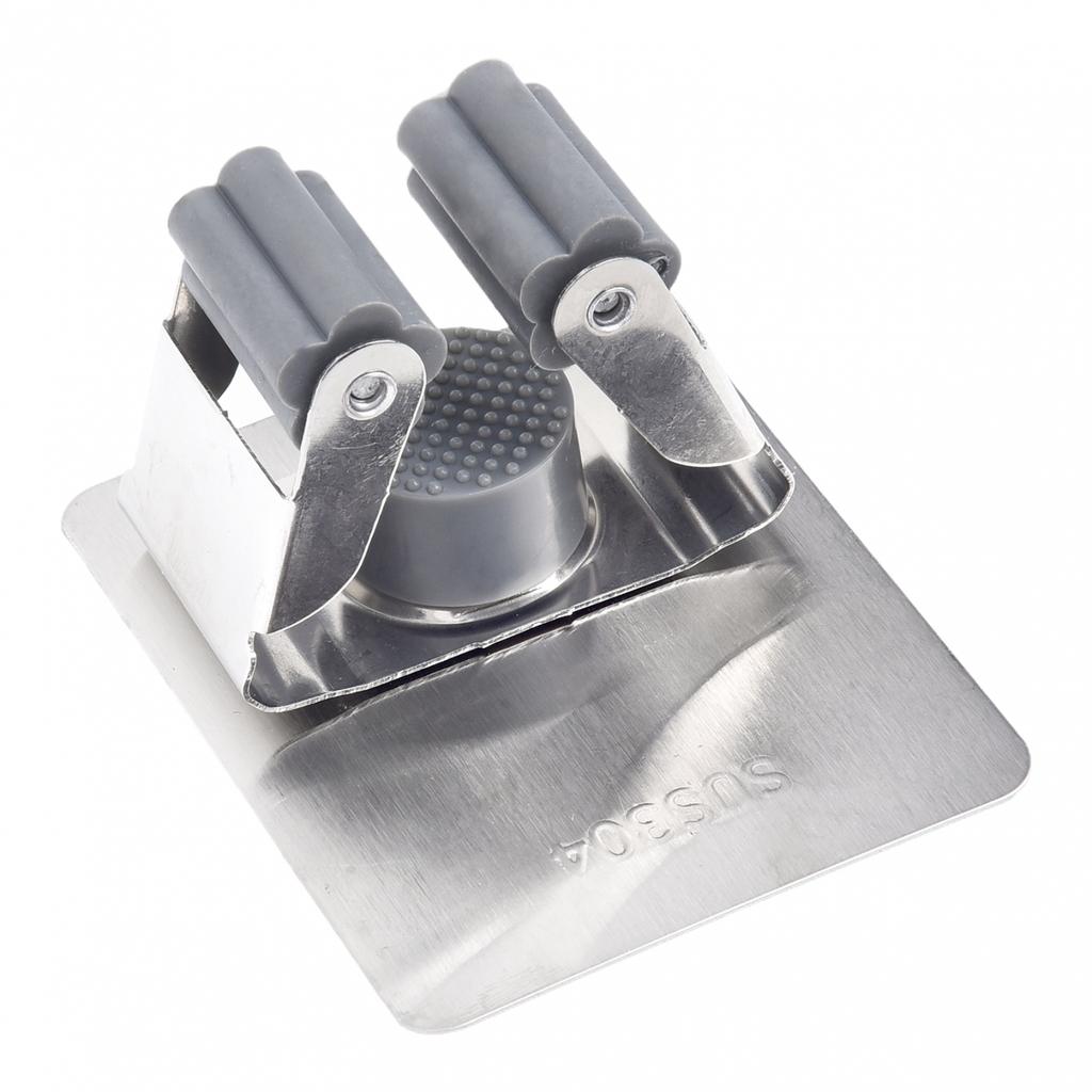 Stainless Steel Wall Mounted Hanger Hook for Storing Mops and Brushes