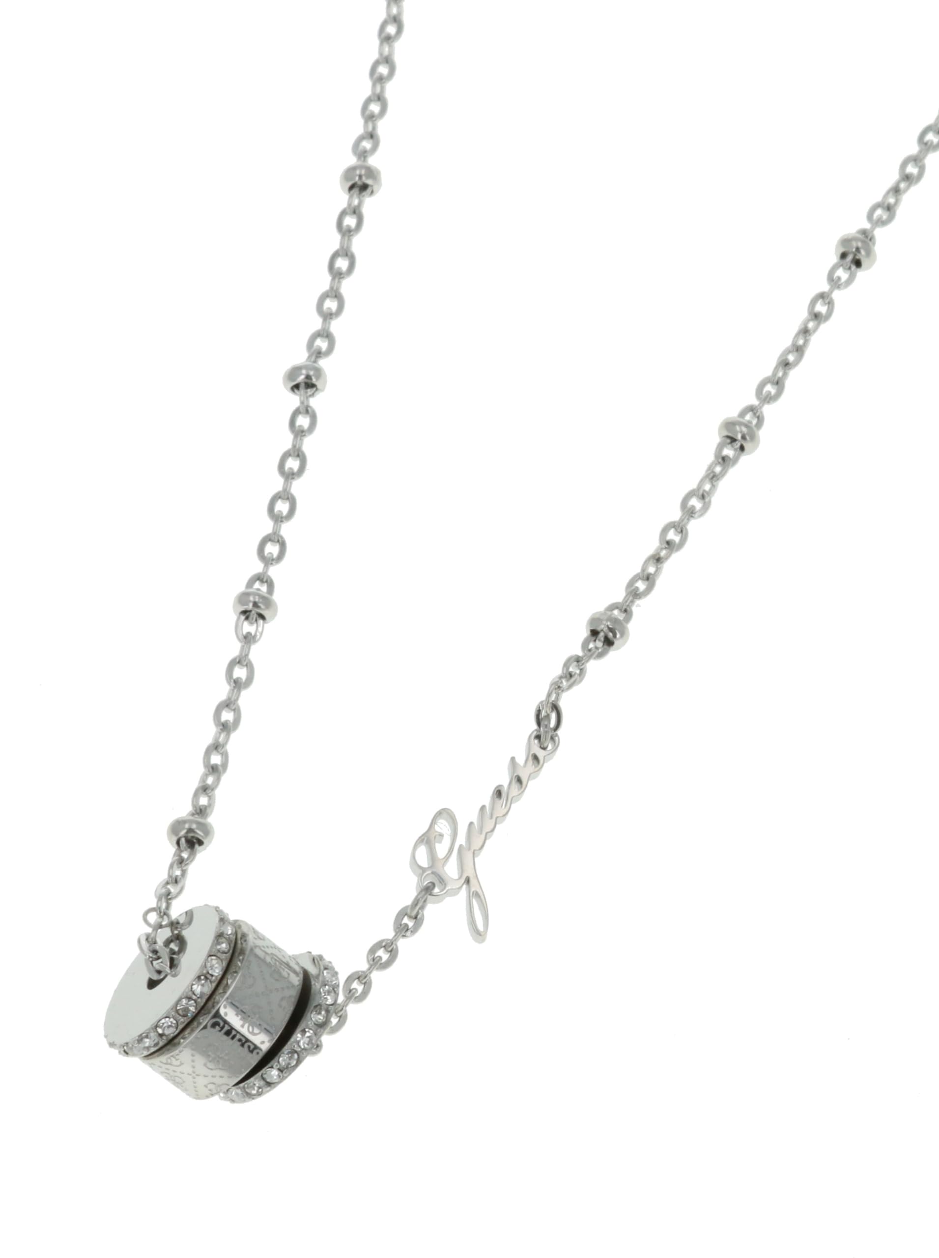 

ROUND HARMONY Necklace 01153JWRH Brass with Drawstring Bag [GUESS] [Used]