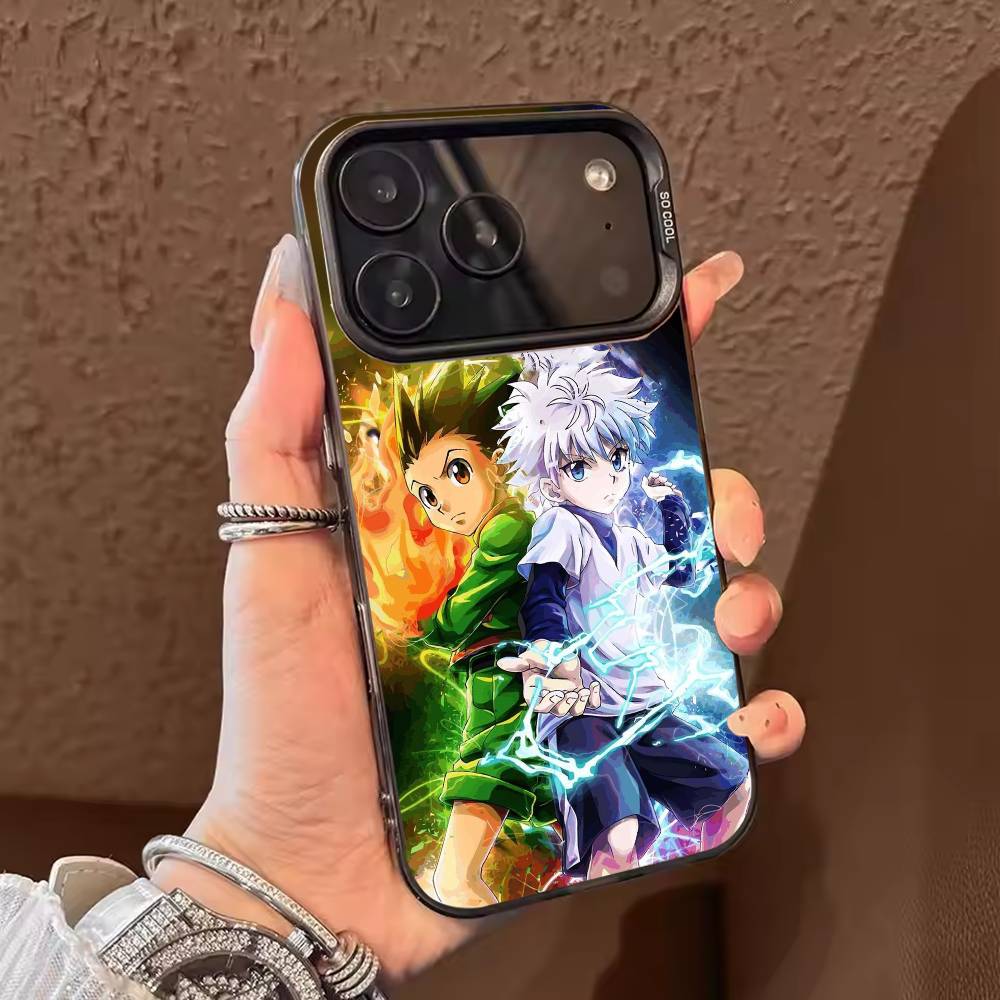 Anime H-Hunter X Hunter Phone Case Color Silver Shell For IPhone 17 16 15 14 13 12 11 Pro Max Plus