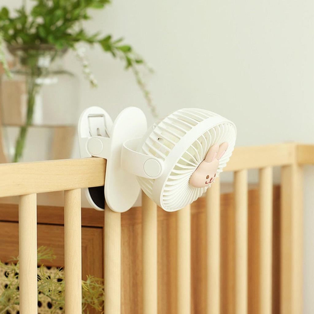 Portable Clip Fan 3 Speeds Portable Stroller Fan Small Desk Fan Tabletop Fan Personal Cooling Fan for Car Bed Home Camping Dorm