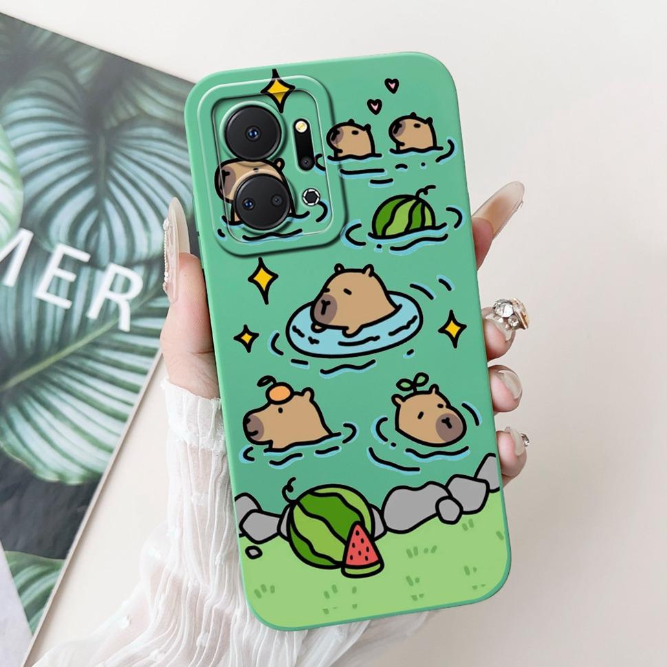 Luxury Painted Cover For Honor X7a 4G Case 2023 Silicone Soft Fundas Phone Case For Honor X7A X 7a HonorX7a Coque Capa