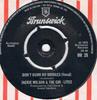 7inch Record JACKIE WILSON & THE CHI-LITES - Don't Burn No Bridges BR28 Brunswick 1975 UK Soul/Funk Used