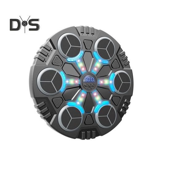 

Музыкальный боксерский тренажер с перчатками, настенный, 3-скоростной, регулируемый, умный, светодиодный, боксерский тренажер, боксерская мишень, домашний тренажерный зал, тренировочное оборудование чёрный