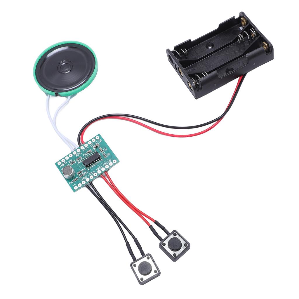 Recordable Sound Module, Music Sound Voice Recording Module Device Chip, 4 Minutes Recording Time,   Playback, for Holiday Crtive Greeting Card