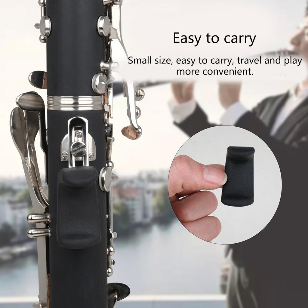 Silicone Clarinet Oboe Thumb Rest Cushion Clarinet Thumb Protector Finger Rest Protector Pads for Woodwind Instruments