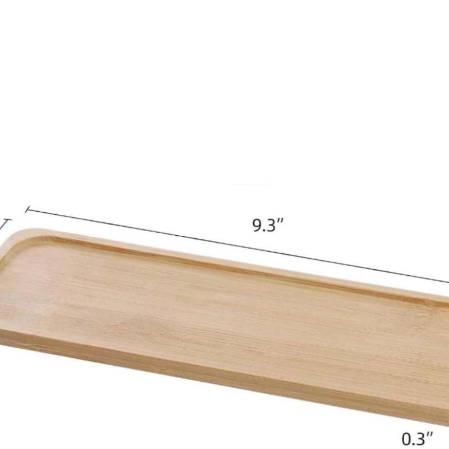 Transparent Acrylic & Bamboo Dustproof Cosmetic Storage Box Set