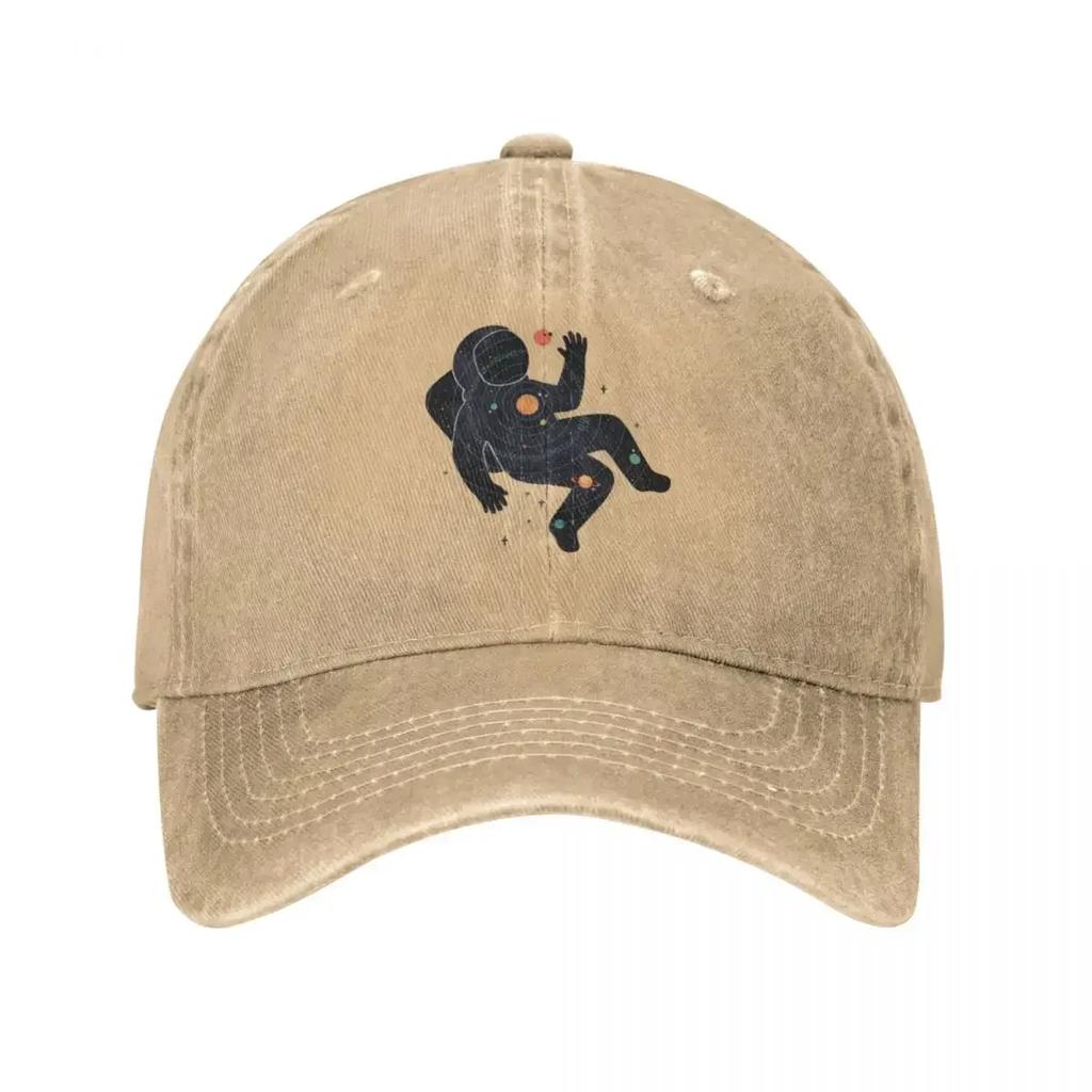 Inner Space Baseball Caps Fashion Washed Hats Outdoor Adjustable Casquette Streetwear Baseball Cowboy Hat for Men Women