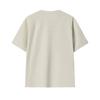 FILA Milano Series Loose Casual Comfortable T-Shirt Men tops Light-Khaki Flower-Gray F11M625120FLK
