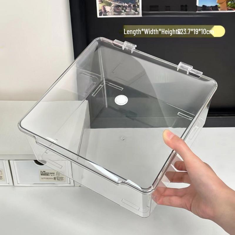 Dustproof Transparent Jewelry Organizer Box for Necklaces and Ornaments