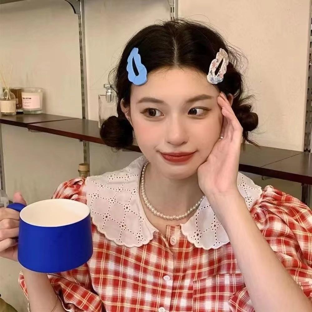 Flower BB Clips Wave Child Hairgrips Fashion Headwear  for Women Girls