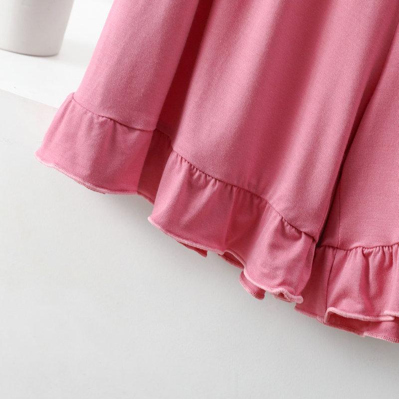 Women's Modal Lace Pajama Set - Ruffle Edge Vest & Shorts, Loose Fit, Lightweight Summer Two-Piece Homewear