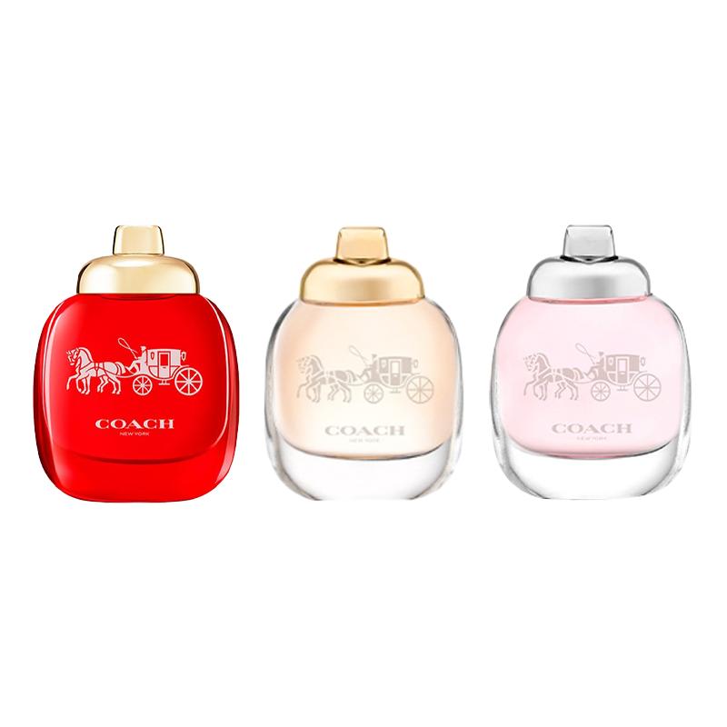 COACH Набор ароматов/парфюмерный опыт Q Eau New York Women s Light 4,5 мл + New York Women s Concentrated 4,5 мл + In the Name of Love 4,5 мл коричневый