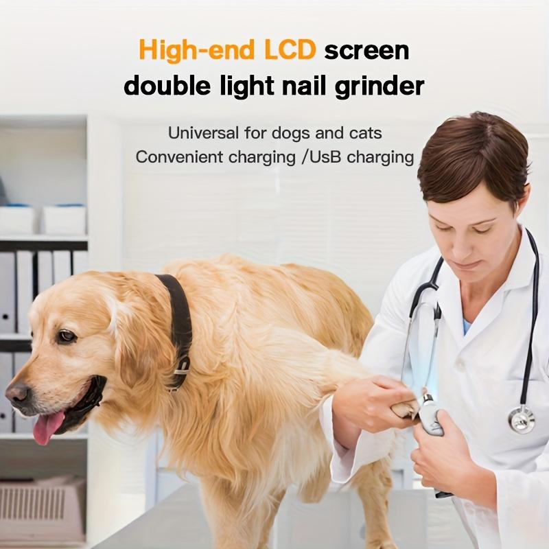 Dog nail polisher is a quiet and painless nail trimmer suitable for large dogs with USB charging, safe, efficient, and durable care