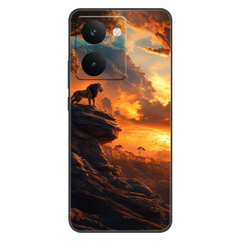 For Oppo Realme P3 Ultra 5G Case Ultra-light Texture Silicone Soft Shell Brand New Style Cool Scenery Cute Little Animals Case