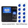 Biometric Fingerprint Access Control Intercom Time Attendance Machine Digital Electric RFID Code System For Door Lock Keys Tags