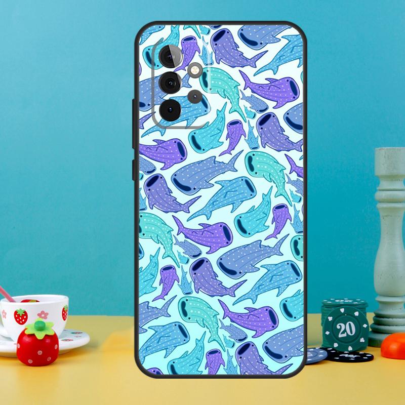 

whale sharks Case For Samsung Galaxy A55 A56 A36 A54 A34 A14 A05 A16 A26 A12 A32 A52 A13 A33 A53 A15 A35 Samsung A12
