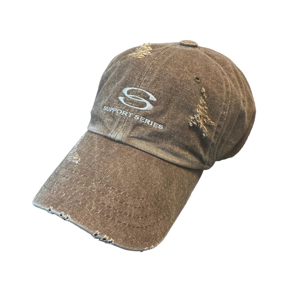 Tomseubeolseudei Support Series Washed Ball Cap Brown