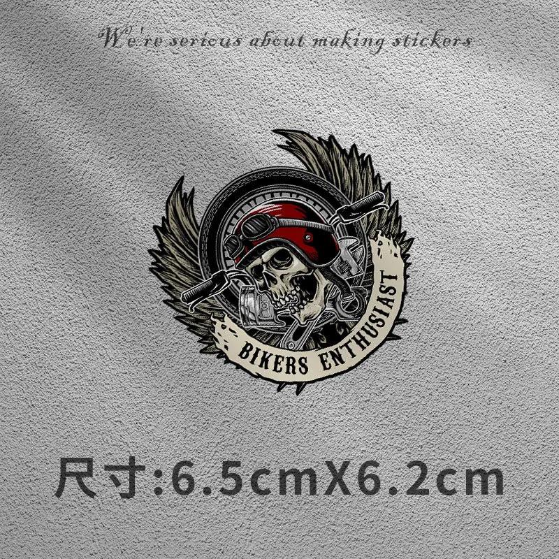 Retro fashion Retro Fuel Tank Stickers Motorcycle Electric Car Body Stickers Motorcycle Helmet Personalized Creative Stickers