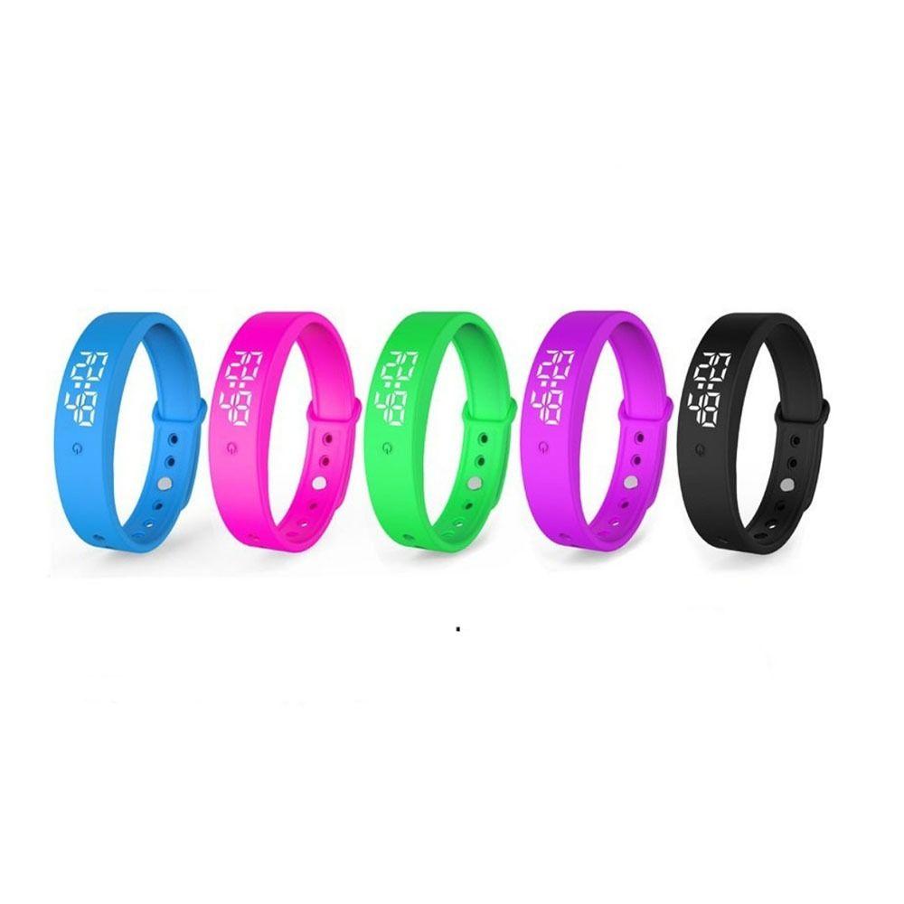 Waterproof Silent Wristband Vibration Wake-Up Smart Band Health Monitor Sports Watch Student Life