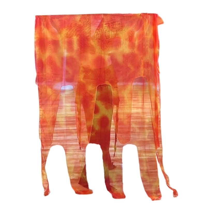Praise Praise Dance Worship Flags with Scalable Rod Dance Flags Flame Pattern Worship Wing Flags for Dance Church 1