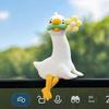 Adorable Cartoon Car Ornament for Console Display – Stylish Interior Decoration for Women