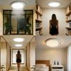 Motion Sensor LED Ceiling Light Automatic Dimmable Body Sensor Light Round Remote Control Flush Mount Light Fixture Corridor