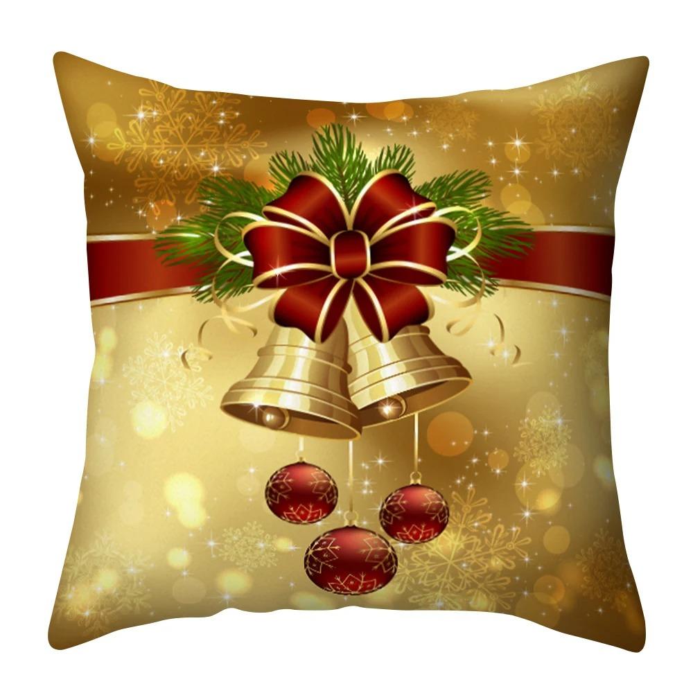 Weihnachts-Themed Kissenbezüge Auto Ornamente Büro Santa Claus Wohnzimmer Sofa Hause Kissenbezüge