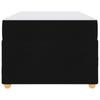 Bed Frame with Mattress Black 80 x 200 cm Fabric