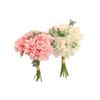 Polyester Pack Of 2 Artificial Hydrangea Dahlia Flowers Bunch For Home Decor Vase Pot Living Room Bedroom Office Table Decoration Items Latest