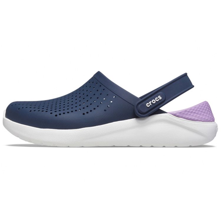 Crocs LiteRide EVA Round Toe Slip-On Clogs Unisex Footwear Blue Purple 204592-4SP