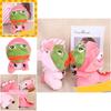 Sad Frog Pink Pig Stuffed Animal High Quality Plush For Kids And Home Decor