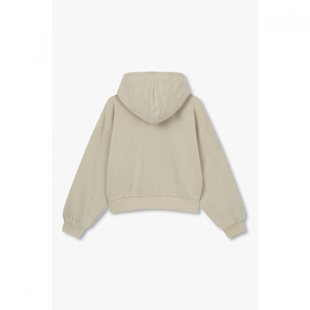 Studio Tomboy Garment Dye Zip Up Hoodie  9176113974ar 